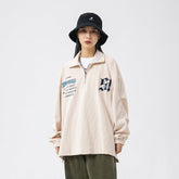 Unisex Jacket Vintage Embroidered Fashion Brand Coat for Men and Women Baggy Casual Jacket